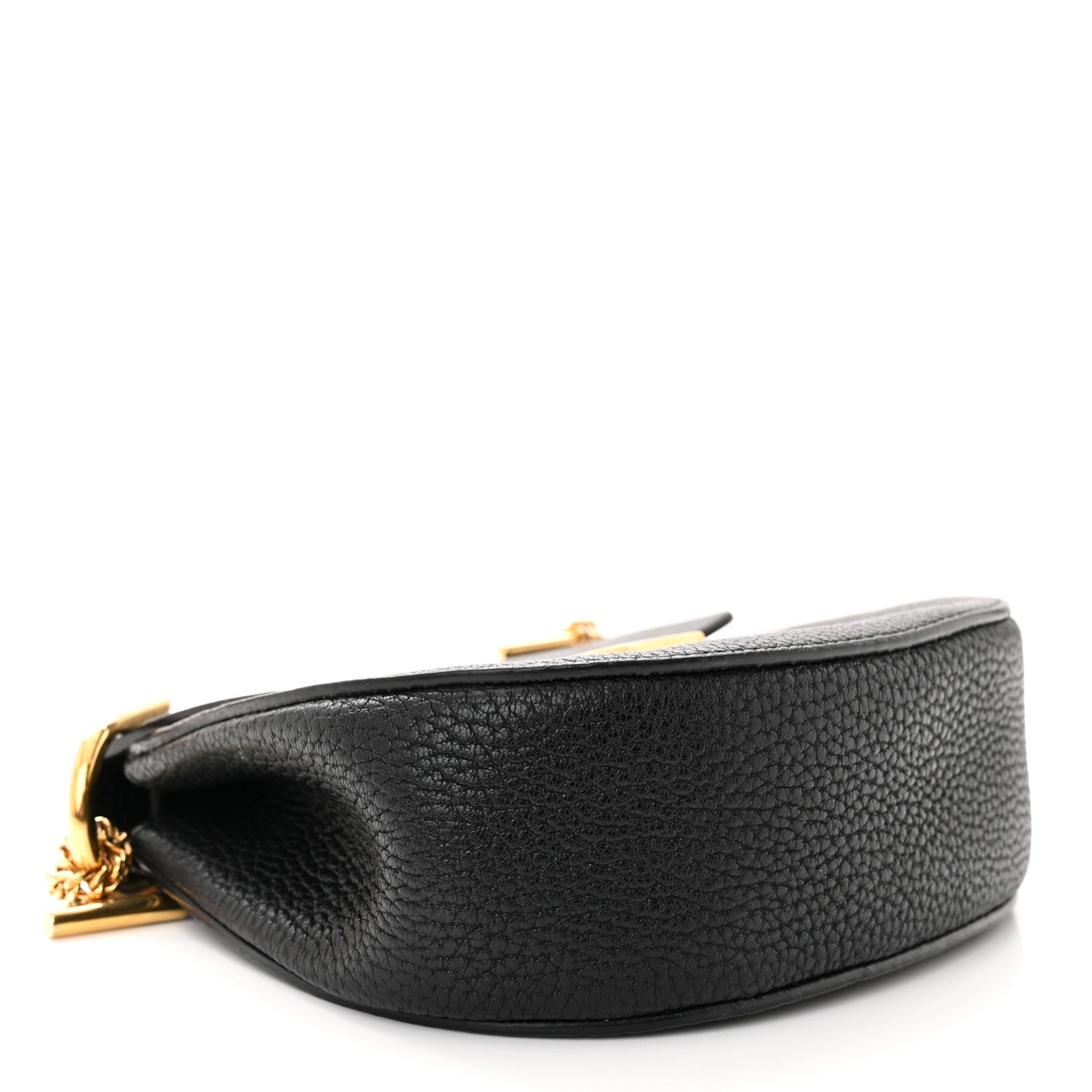Chloe Grained Lambskin Mini Drew Shoulder Bag Black 4 of 12