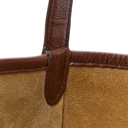 The Row Calfskin Large N/S Park Tote Burnt Wood 15 of 15