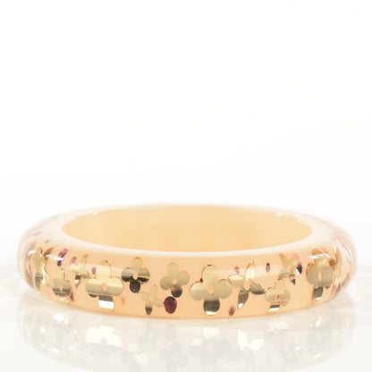 Louis Vuitton Resin Swarovski Medium Inclusion Bracelet GM Nacre 3 of 4