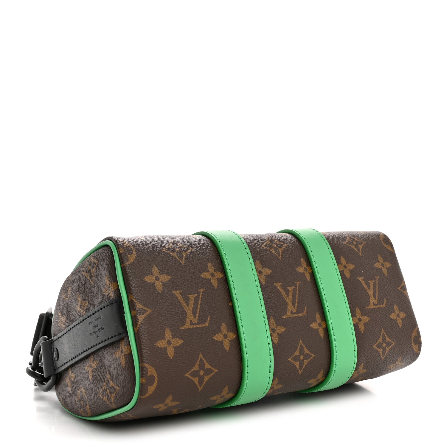 Louis Vuitton Monogram Macassar Keepall Bandouliere 25 Minty Green 4 of 10