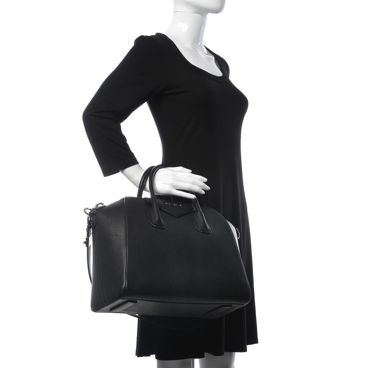 Givenchy Sugar Goatskin Medium Antigona Black 3 of 11