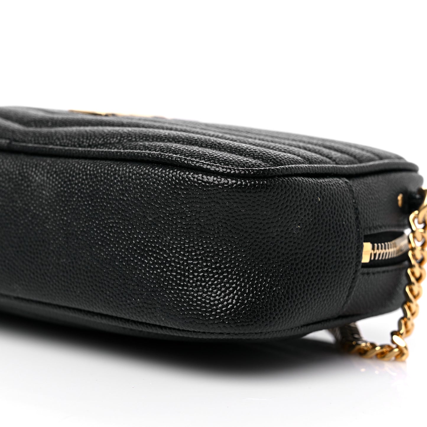 Grain De Poudre Matelasse Monogram Mini Lou Camera Bag Black