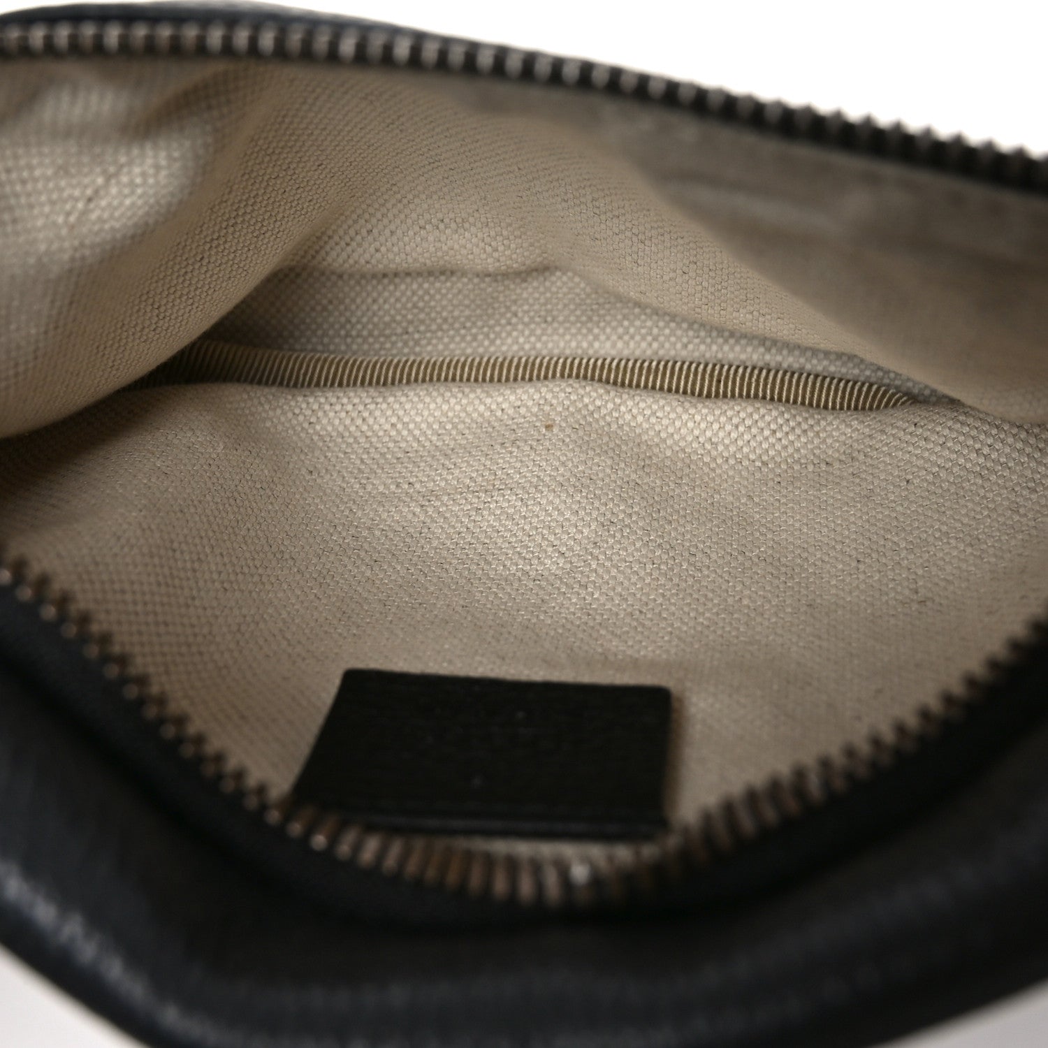 Gucci Grained Calfskin Small Logo Belt Bag Black 5 of 10