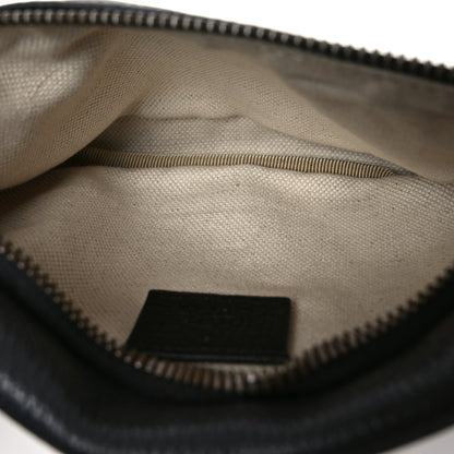 Gucci Grained Calfskin Small Logo Belt Bag Black 5 of 10