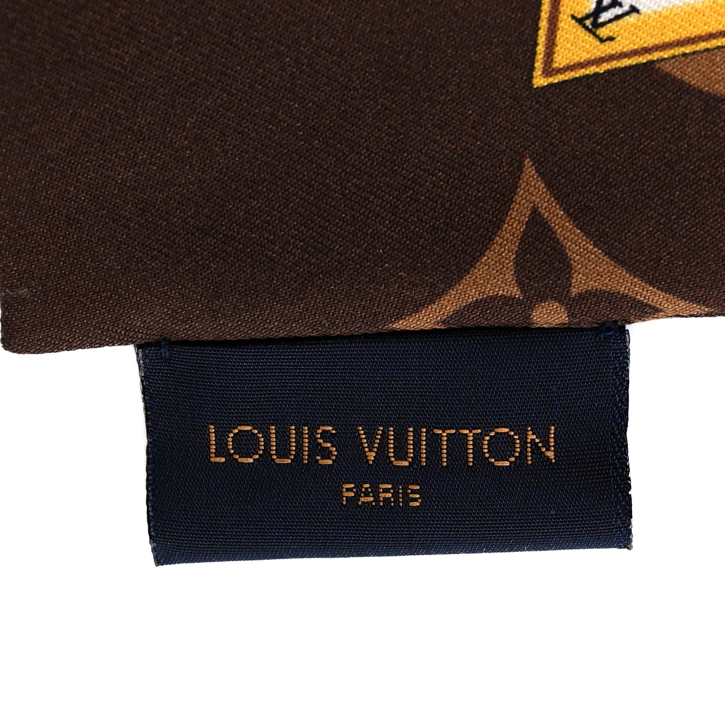 Silk Monogram Confidential Bandeau Brown