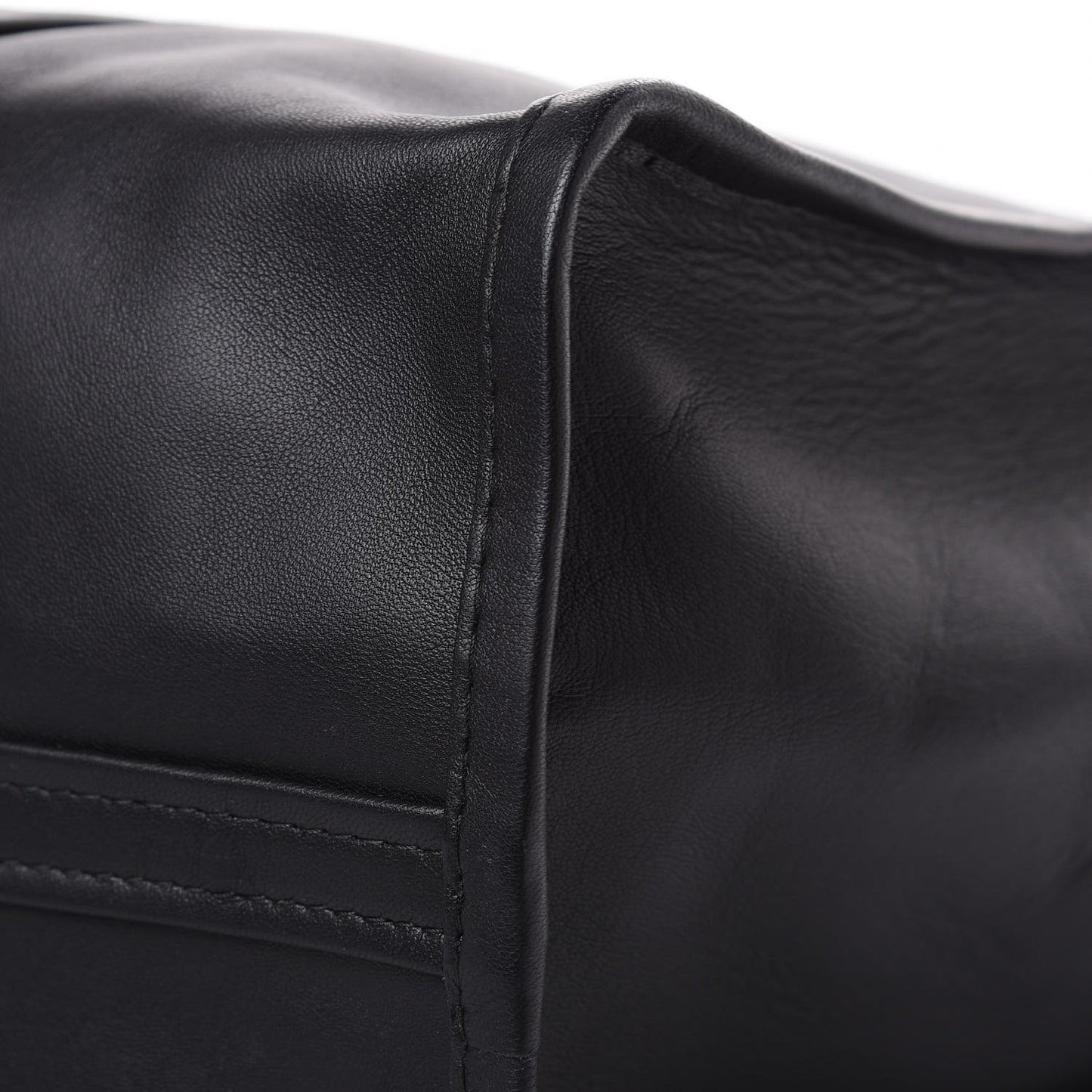 Agneau Medium Bazar Shopper Tote Black