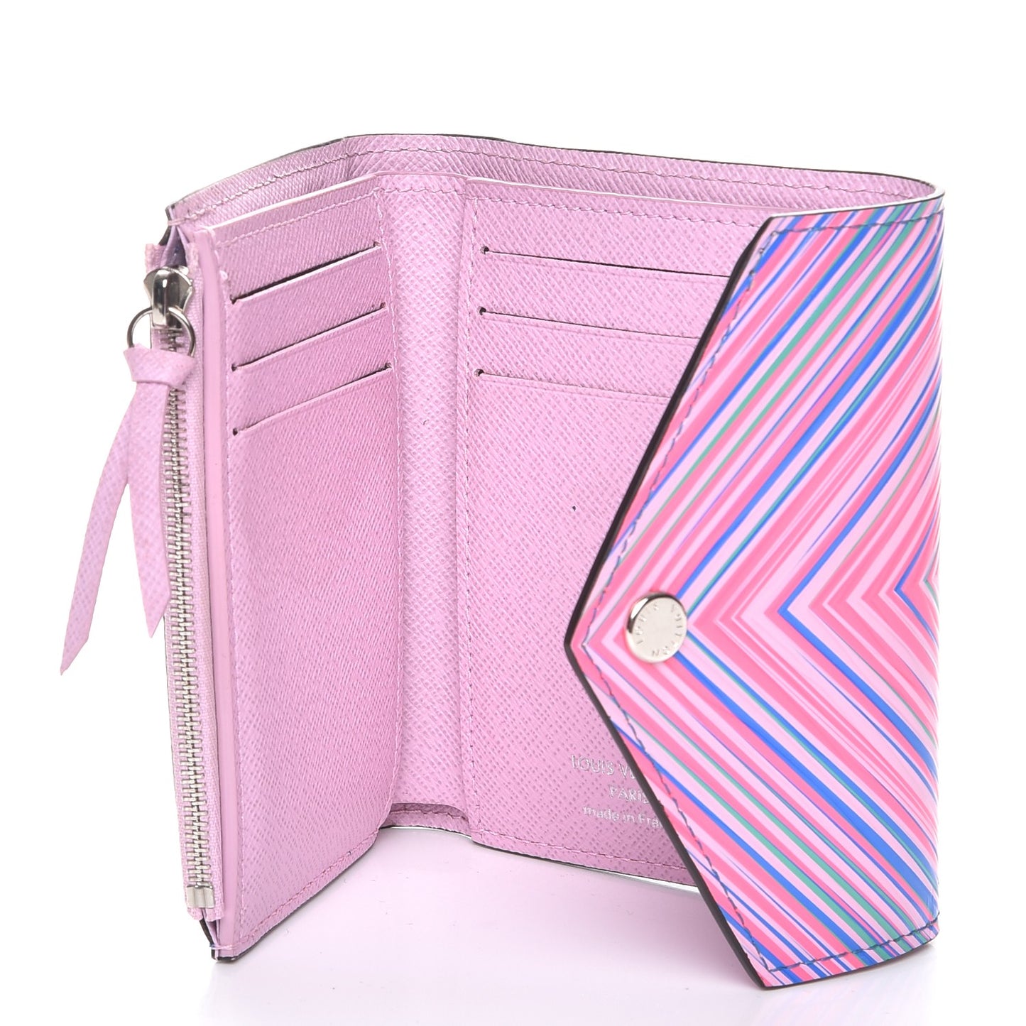 Epi Tropical Victorine Wallet Blue Rose