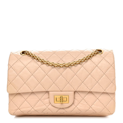 Chanel Aged Calfskin Quilted 2.55 Reissue 225 Flap Beige 1 of 10
