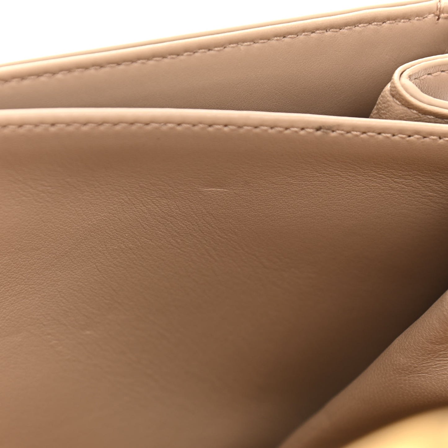 Smooth Calfskin Le Maillon Satchel Dark Beige