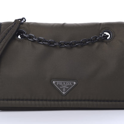 Prada Nylon Tessuto Chain Shoulder Bag Mimetico 7 of 12