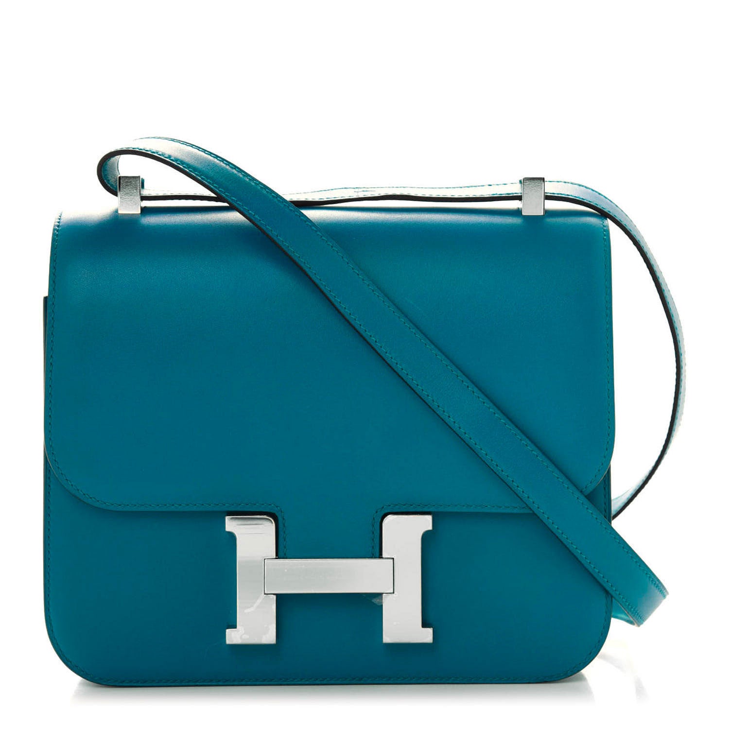 Hermes Tadelakt Constance 24 Bleu Izmir 1 of 11