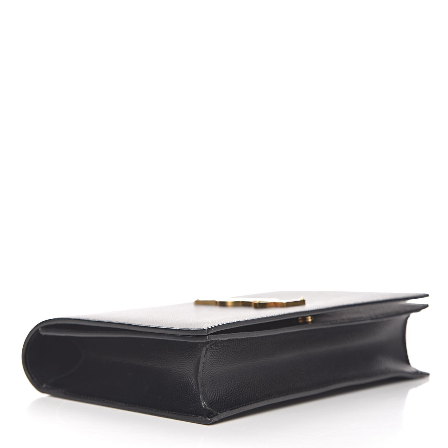 Saint Laurent Grain De Poudre Classic Monogram Kate Clutch Black 4 of 10