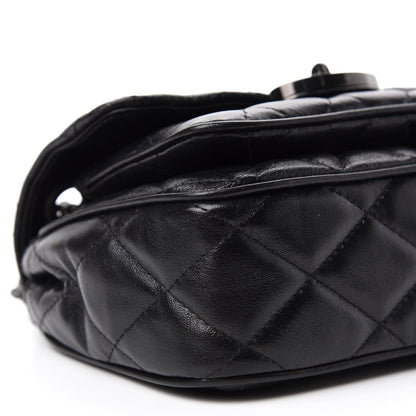 Mulberry Shiny Calfskin Quilted Mini Darley Shoulder Bag Black 7 of 11