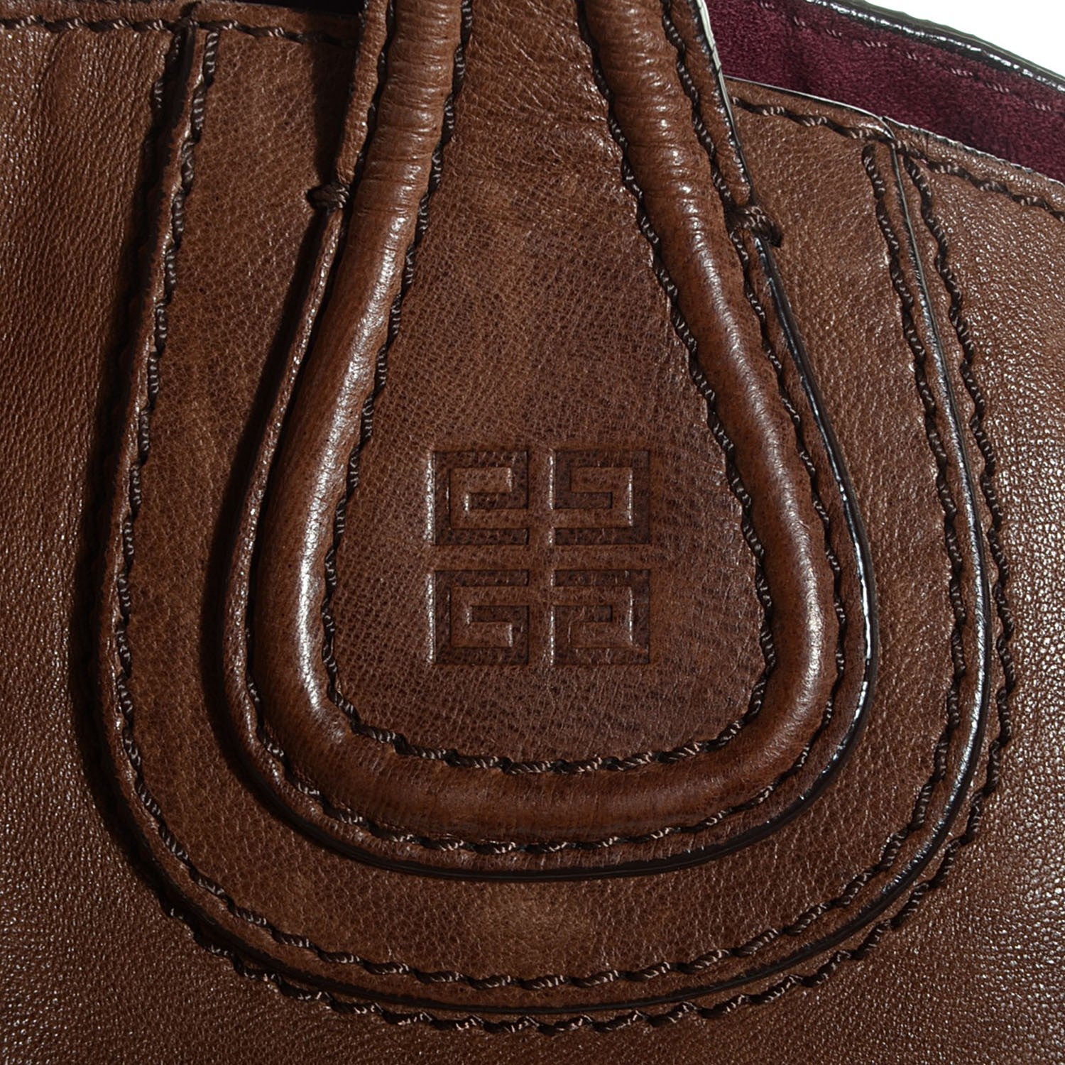 Givenchy Lambskin North South Nightingale Brown 8 of 10