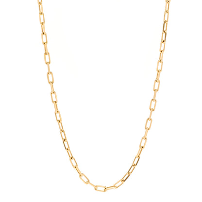 Cartier 18K Yellow Gold SM Santos De Cartier Link Necklace 1 of 5
