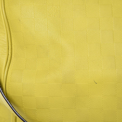 Louis Vuitton Damier Infini Keepall Bandouliere 45 Vert Acide 27 of 32