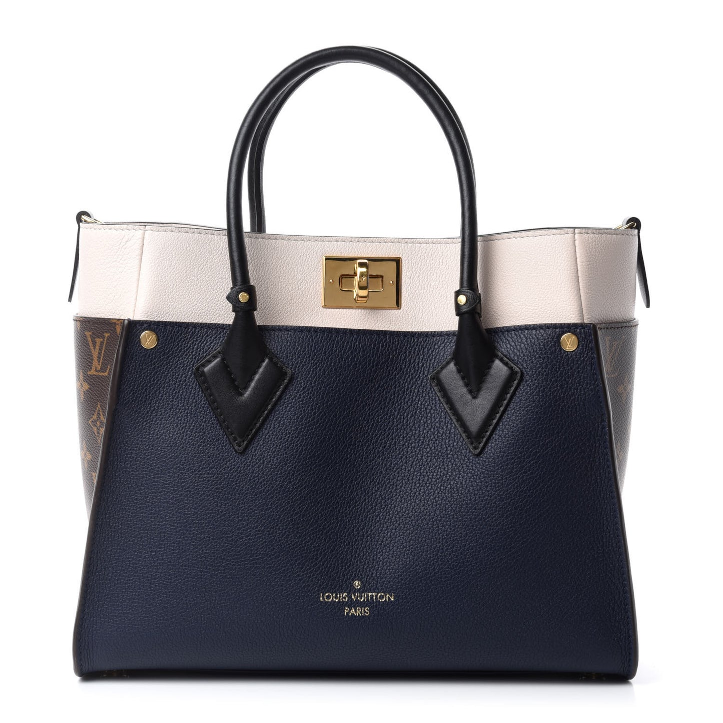 Calfskin Monogram On My Side Marine
