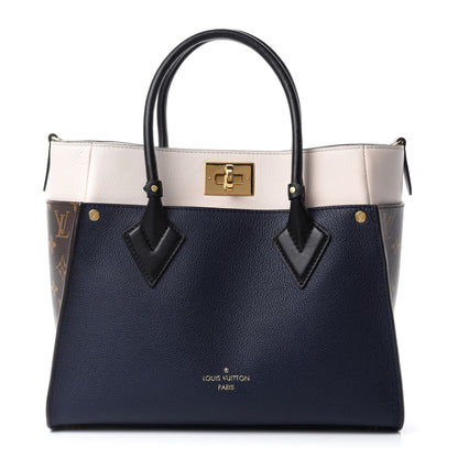 Louis Vuitton Calfskin Monogram On My Side Marine 1 of 13