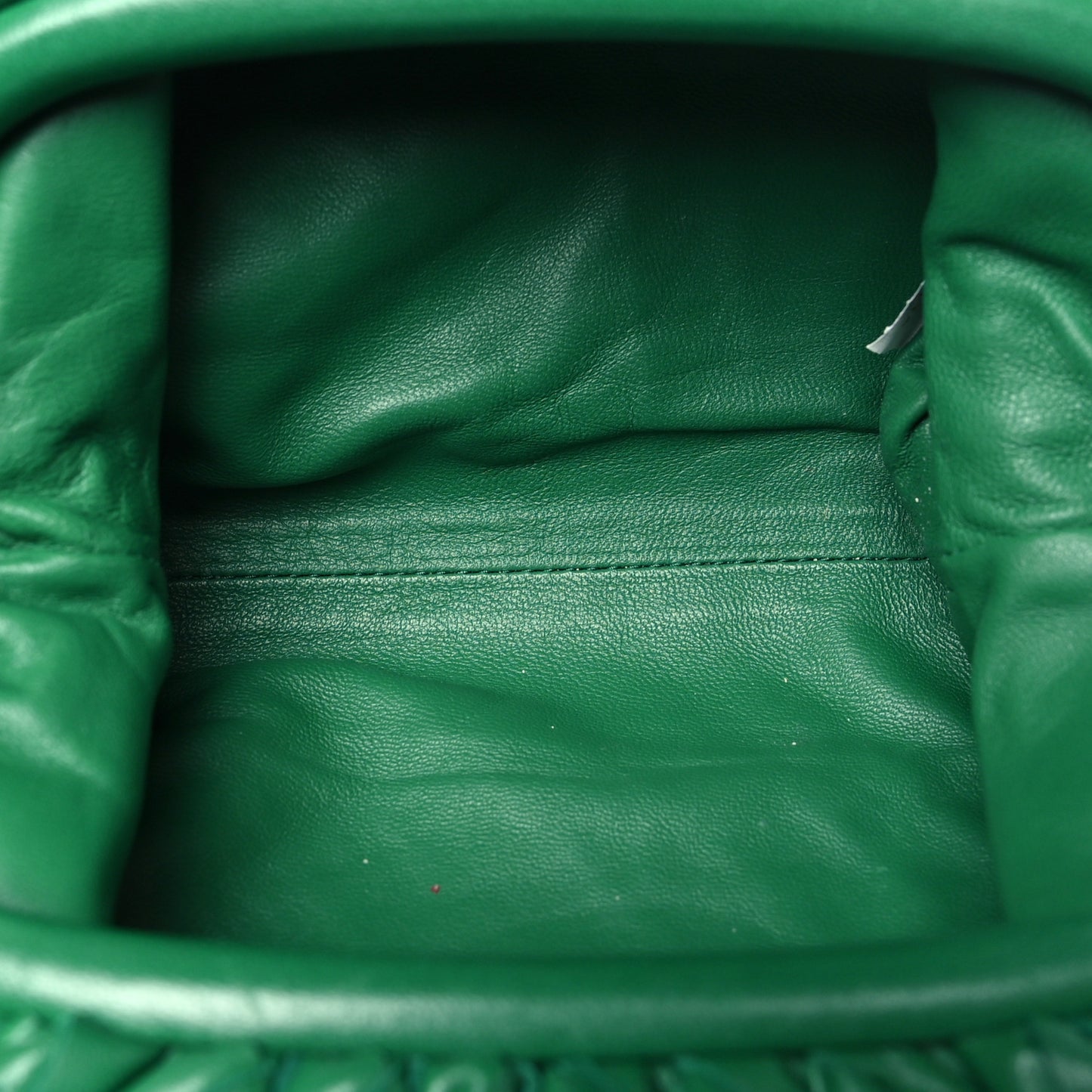 Nappa Intrecciato The Mini Pouch Racing Green
