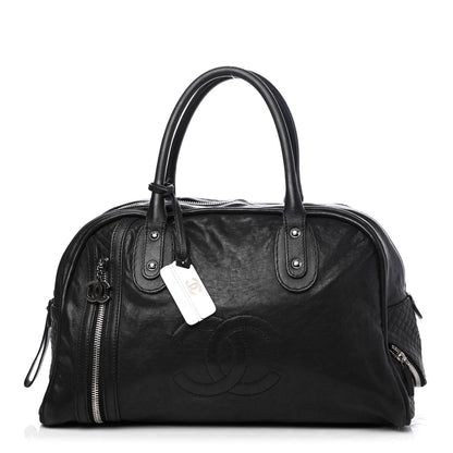 Chanel Calfskin Large Bowler Black 1 of 6