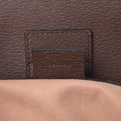 Gucci Textured Calfskin Web Crystal Butterfly Stripe Medium Totem Top Handle Bag New Acero 8 of 11