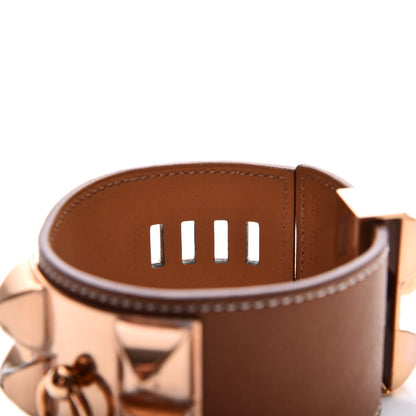 Hermes Barenia Collier de Chien CDC Bracelet S Fauve 4 of 8