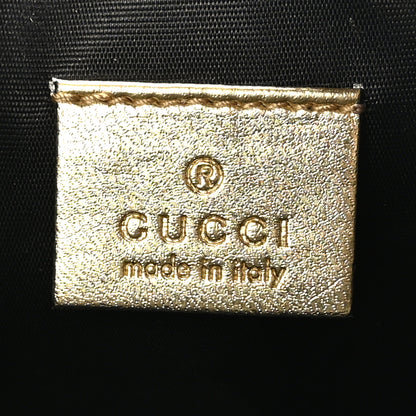 Gucci X SEGA Calfskin GUCCY Stars Mini Dome Shoulder Bag Gold 6 of 9
