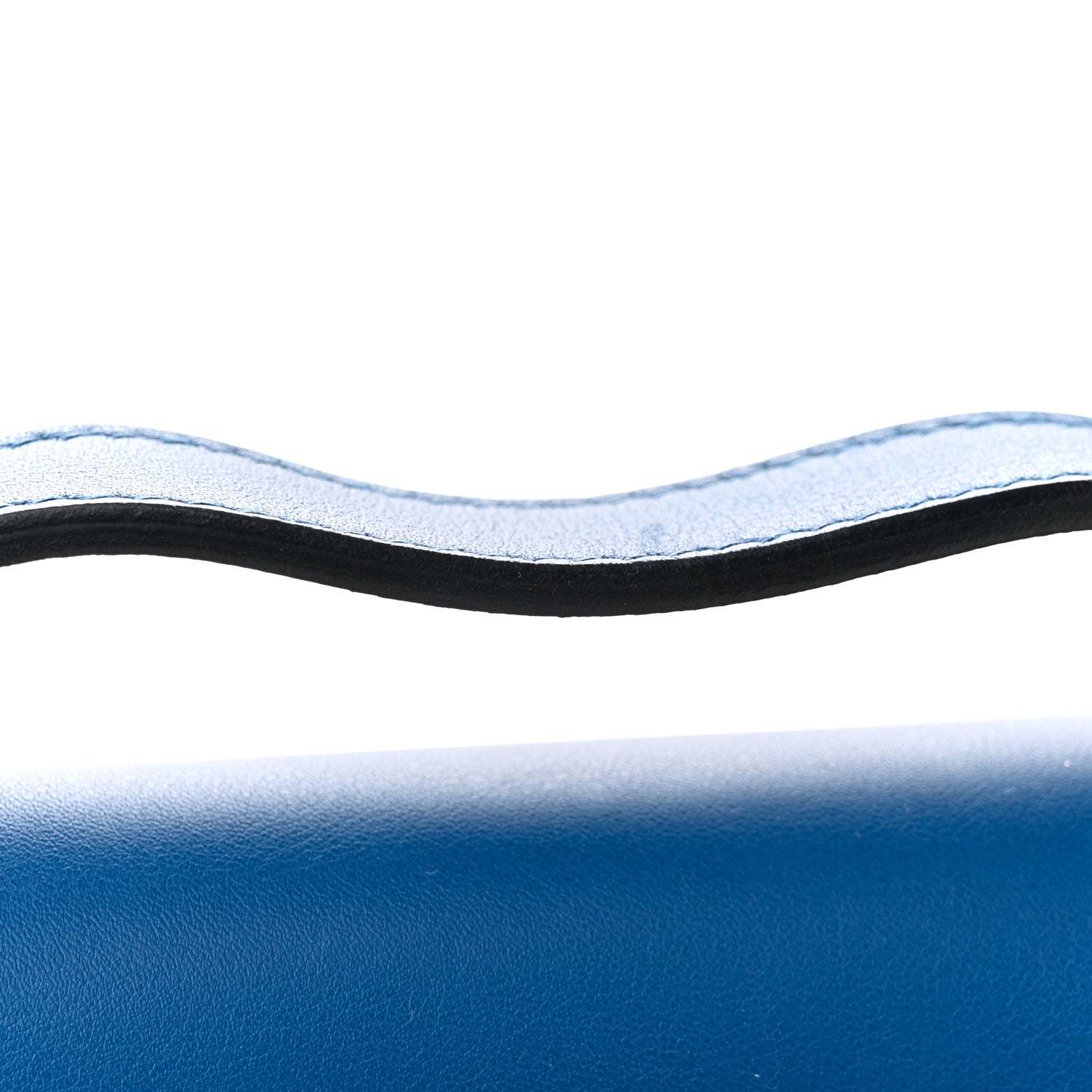 Hermes Swift Kelly Pochette Clutch Bleu France 10 of 11