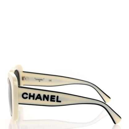 Chanel Acetate Sunglasses 71414A White 3 of 7