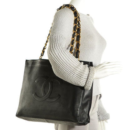 Chanel Lambskin CC Shoulder Bag Black 2 of 7