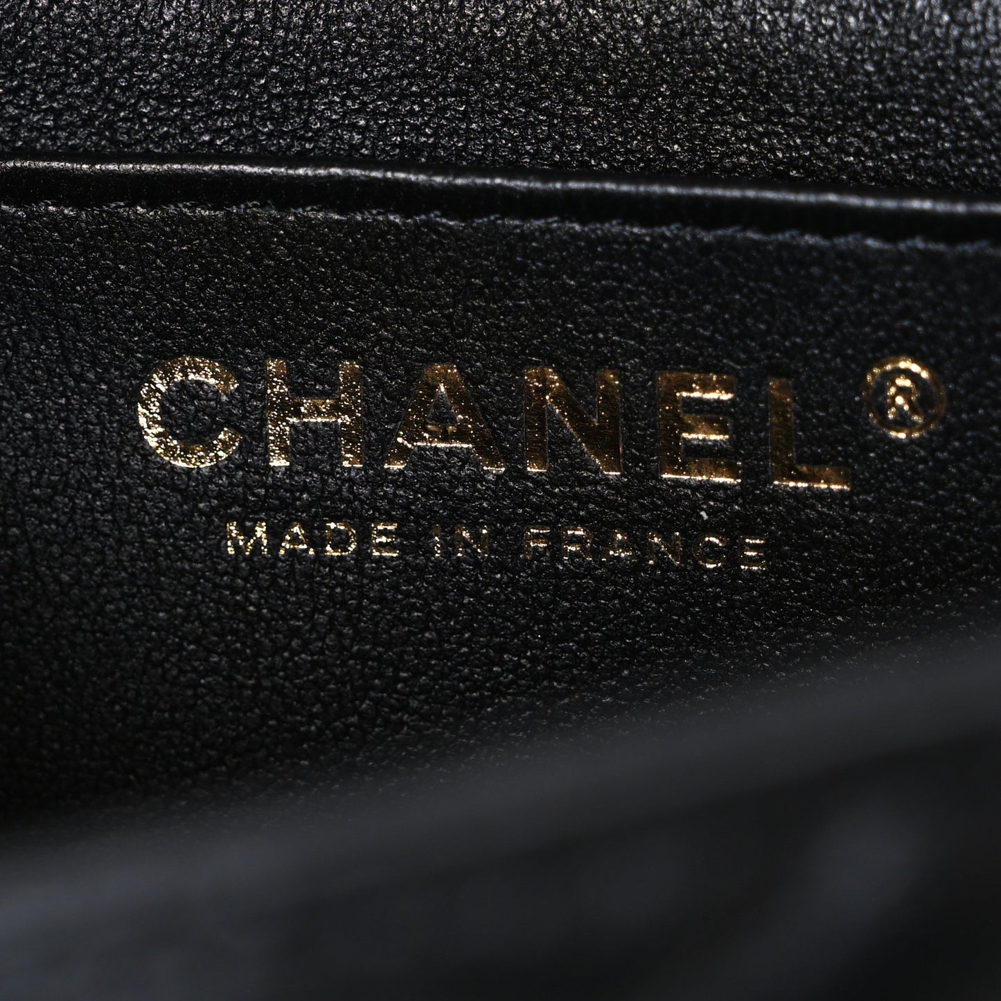 Lambskin Quilted Mini Square Flap Black