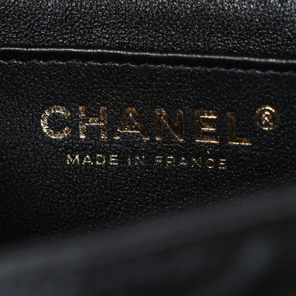 Chanel Lambskin Quilted Mini Square Flap Black 5 of 10