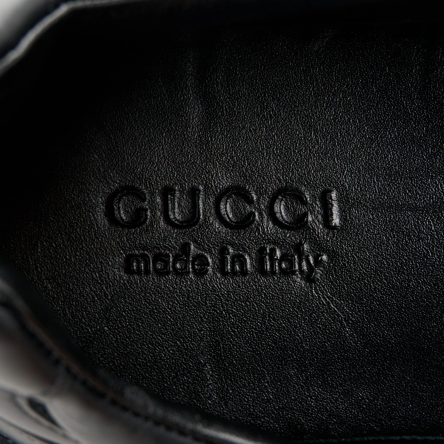 Gucci Dali Soft Calfskin Cut Out Interlocking G Mens Rhyton Sneakers 11 Black Ivoire 8 of 10