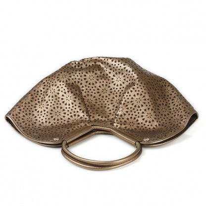 Jimmy Choo Perforated Leather Star Tote Bronze 4 of 9