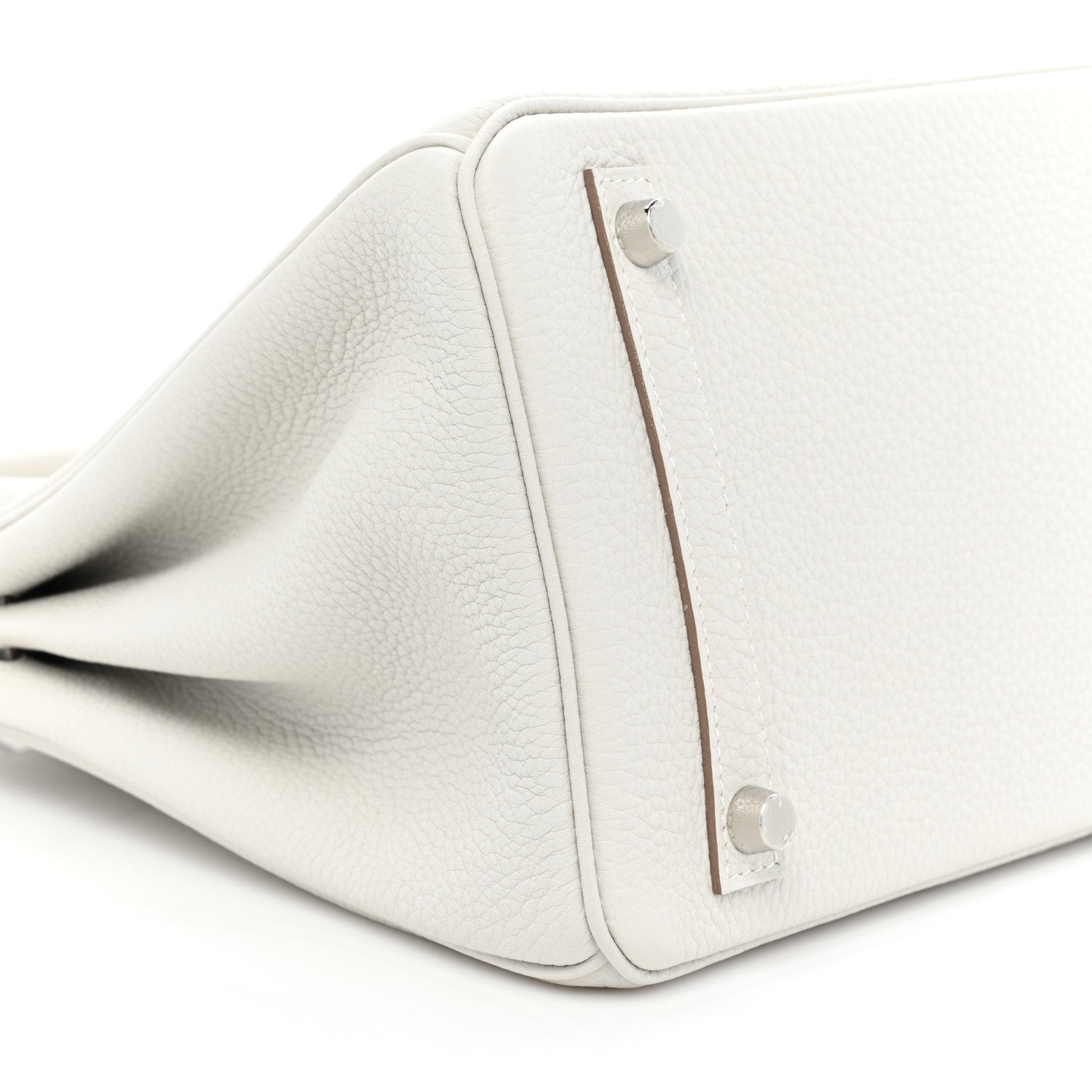 Hermes Togo Birkin 30 Gris Pale 8 of 9