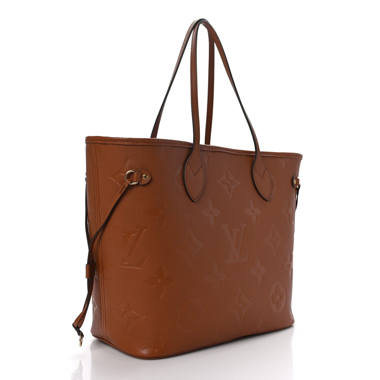 Louis Vuitton Empreinte Monogram Giant Neverfull MM Cognac 4 of 9