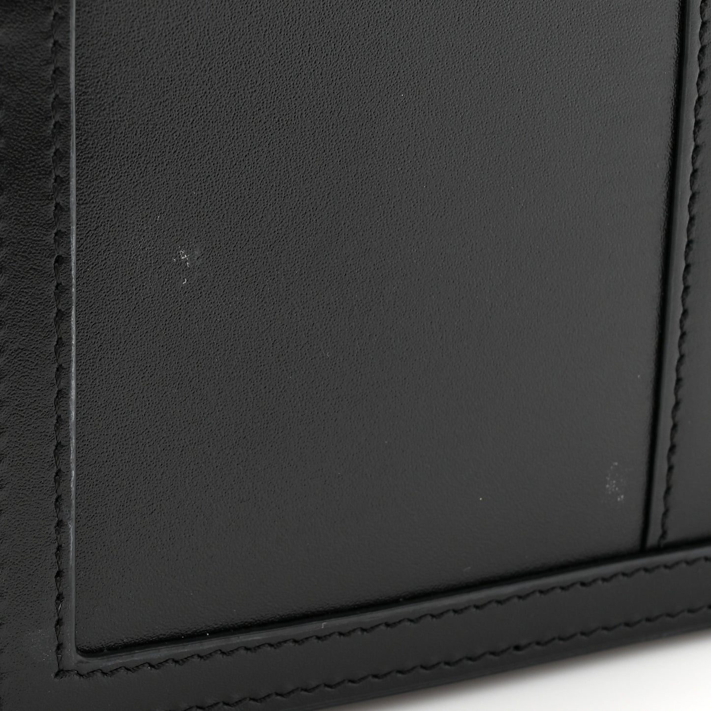 Calfskin Greca Goddess Wallet On Chain Black