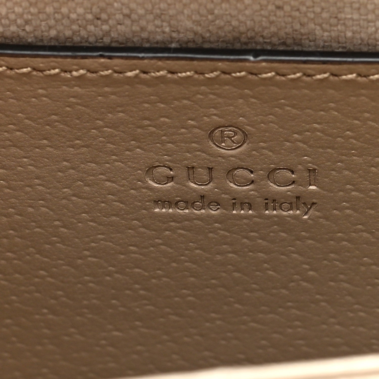 Gucci GG Supreme Monogram Textured Dollar Calfskin Web Small Ophidia Chain Shoulder Bag Beige Mystic White Oatmeal 6 of 10