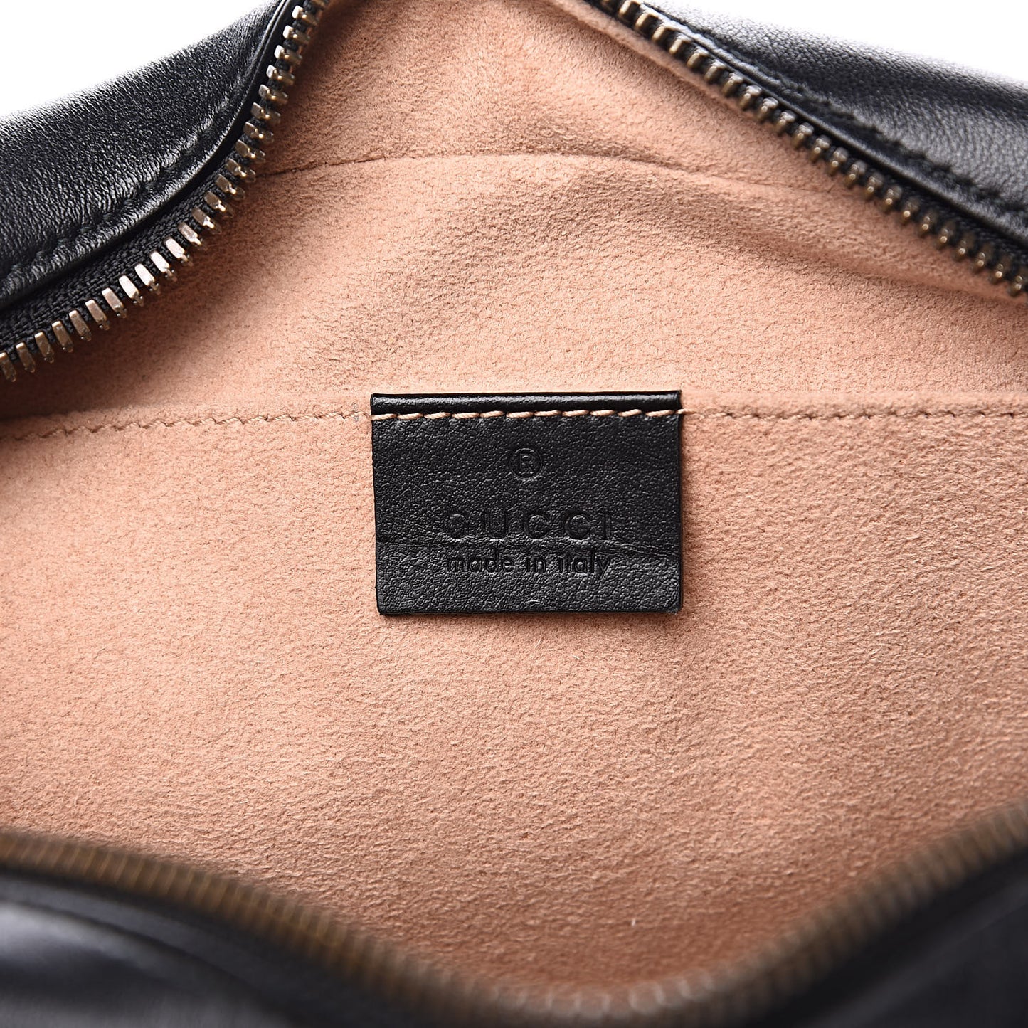 Calfskin Matelasse Small GG Marmont Chain Shoulder Bag Black