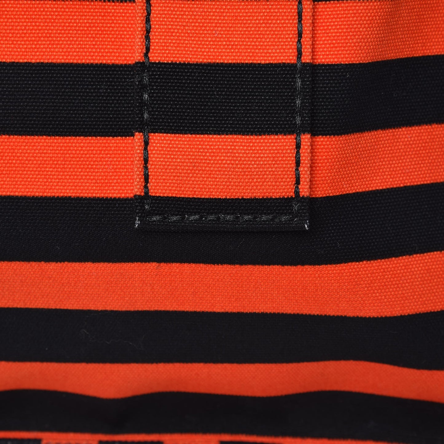 Canapa Striped Tote Arancio