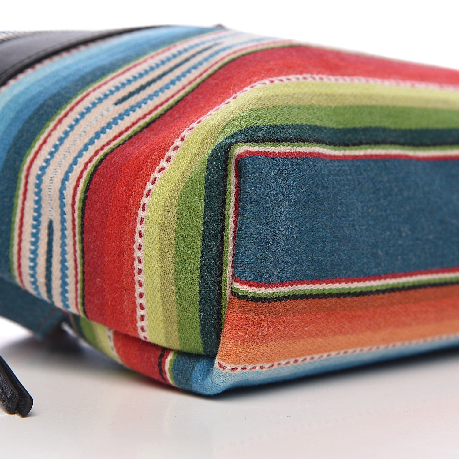 Saint Laurent Wool Mexican Jacquard City Belt Bag Multicolor 8 of 10