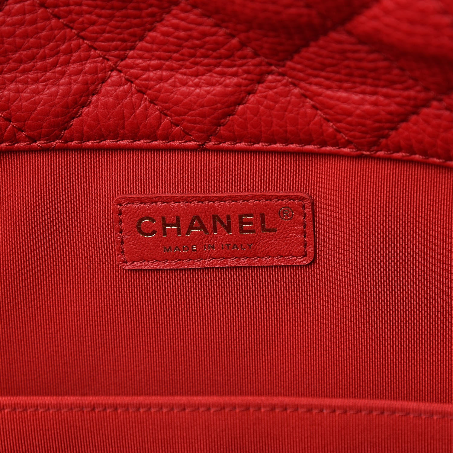 Chanel Calfskin Quilted Small XXL Travel Flap Bag Red 6 of 11