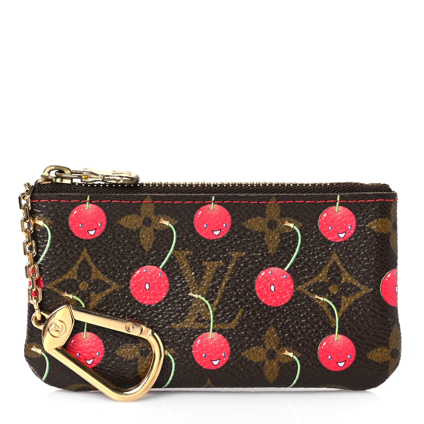 Monogram Cerises Key Pouch