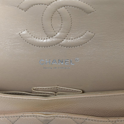 Chanel Caviar Quilted Medium Double Flap Beige 6 of 10
