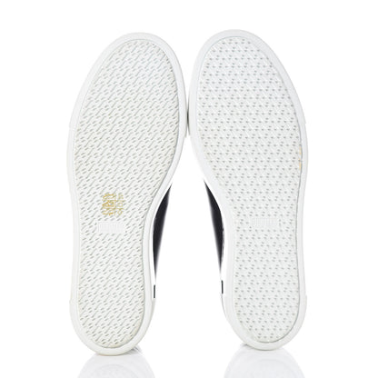 Hermes Calfskin Polo Sneakers 41 Black White 5 of 9