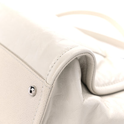 Chanel Glazed Calfskin Small Deauville Tote Ecru 11 of 13