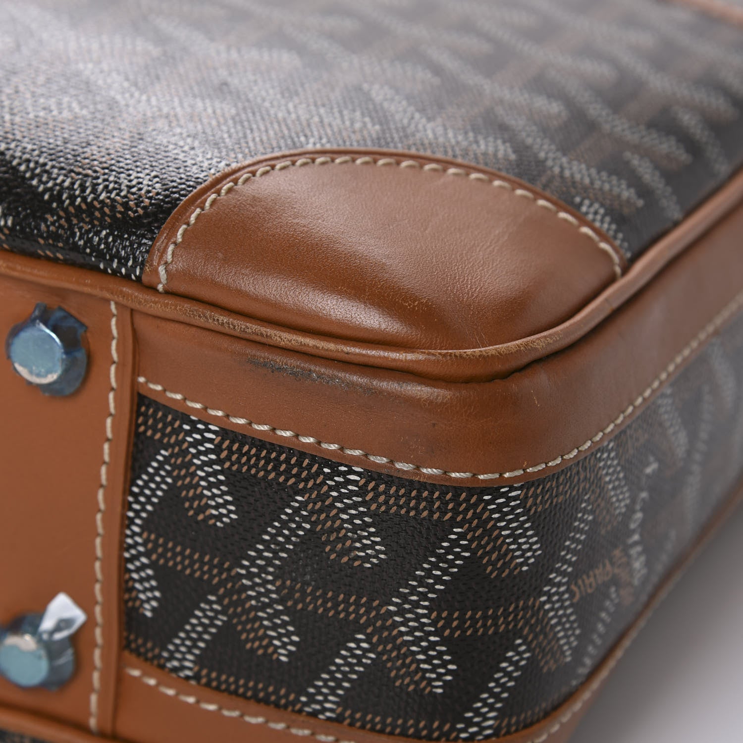 Goyard Goyardine Ambassade PM Briefcase Black Gold 12 of 13