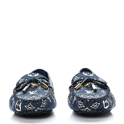 Louis Vuitton Jacquard Since 1854 Gloria Loafers 39 Blue 2 of 7