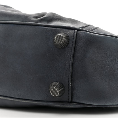 Balenciaga Used Calfskin Small Le Cagole Shoulder Bag Navy 9 of 14