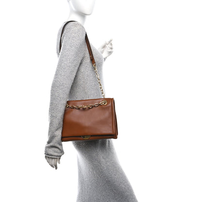 Valentino Garavani Nappa Vlogo Chain Bag Tobacco 2 of 9